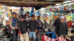Kapolsek Wiradesa Hadiri Acara Sedekah Laut dan Larung Sesaji Desa Tratebang