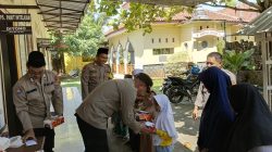 Polsek Sragi Berikan Santunan kepada Anak Yatim dalam Rangka Meningkatkan Kepedulian Sosial