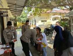 Polsek Sragi Berikan Santunan kepada Anak Yatim dalam Rangka Meningkatkan Kepedulian Sosial
