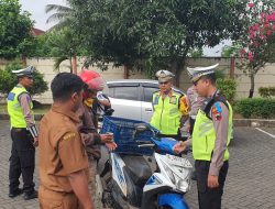 Operasi Gabungan Digelar Polres Pekalongan dalam Rangka Patuh Candi 2025, 35 Pelanggar Terjaring di Depan Samsat