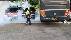 Polres Pekalongan Bersinergi dengan Dinkes, Fogging Digelar di Empat Lokasi