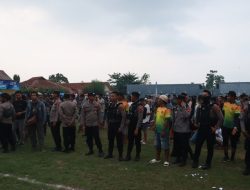 Ratusan Petugas Gabungan Amankan Laga Final Turnamen Sepakbola Natas Angin Cup 2025