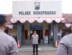 Kapolres Pekalongan Pimpin Apel Pagi di Polsek Wonopringgo, Tekankan Patroli dan Kebersihan Mako