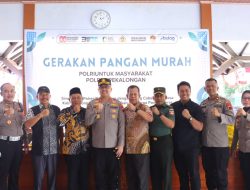  Polres Pekalongan Gelar Gerakan Pangan Murah, Jual Beras SPHP Harga Terjangkau