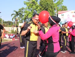 Polres Pekalongan Gelar Olahraga dan Lomba, Meriahkan HUT Ke-80 Kemerdekaan RI