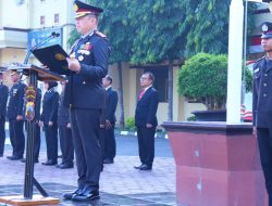 Kapolres Pekalongan Pimpin Upacara HUT Ke-80 Kemerdekaan RI di Mapolres