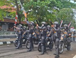 Polisi Pekalongan Antisipasi Aksi Anarkis Lewat Simulasi