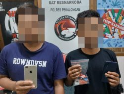 Polres Pekalongan Tangkap Dua Pengedar Sabu, Amankan Barang Bukti 9,62 Gram