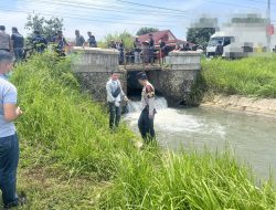 Sigap! Polisi Kesesi Evakuasi Mayat dari Sungai Ponolawen