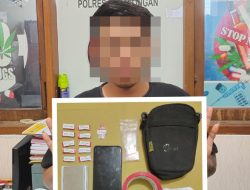 Jeje Tak Berkutik Saat Diringkus, Polisi Temukan Sabu dalam Sedotan