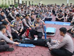 Siap Hadapi Bencana dan Gawat Darurat, Anggota Siaga Bhayangkara Polres Pekalongan Ikuti Pelatihan Medis Intensif