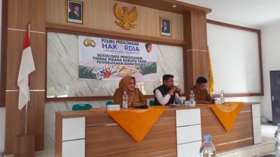 Cegah Penyelewengan, 21 Perangkat Desa di Kajen Ikuti Pembekalan Antikorupsi dari Satreskrim Polres Pekalongan