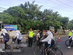 ‘Pengabdian Terbaik’, Polisi Hadir Pagi Hari Berikan Rasa Aman Warga Pekalongan