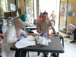 Pantau Kesehatan Anggota, Sie Dokkes Polres Pekalongan Gelar Pemeriksaan Rutin Prolanis