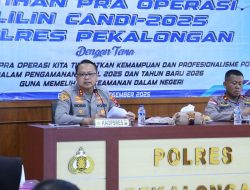 Persiapan Matang! Kapolres Pekalongan Pimpin Lat Pra Ops Lilin Candi 2025, Gereja dan Wisata Jadi Fokus Utama