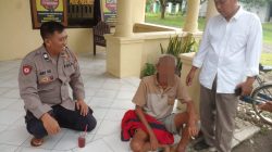 Bikin Haru! Polisi Pertemukan Kakek Linglung yang Terlantar dengan Keluarganya di Sragi