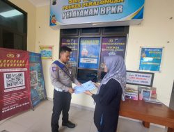 Polantas Menyapa, Satlantas Polres Pekalongan Tingkatkan Pelayanan BPKB dengan Humanis