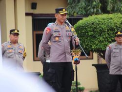 Polisi Perketat Gudang Penyimpanan Logistik KPU Kabupaten Pekalongan